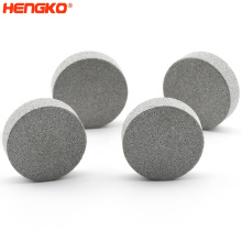 Hengko Custom Micron Porous Metal Disc filtro 304 316 316L Discos de filtro de aço sinterizado e inoxidável
